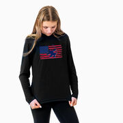 Hockey Long Sleeve Performance Tee - Hockey Land That We Love