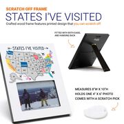 Scratch Off Frame - States I've Visited
