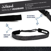 Running Juliband Non-Slip Deluxe Headband - Black Glitter
