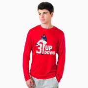 Baseball Long Sleeve Performance Tee - 3 Up 3 Down