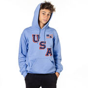 Hockey Hooded Sweatshirt - Hockey USA Gold