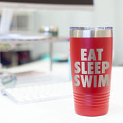 Swimming 20 oz. Double Insulated Tumbler - Eat Sleep Swim