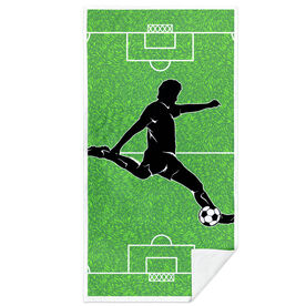 Soccer Premium Beach Towel - Guy Player