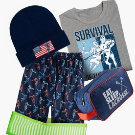 Lacrosse Birthday Gift Set - Eat. Sleep. Lacrosse.
