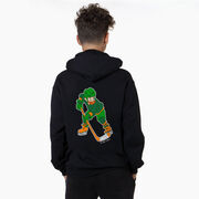 Hockey Hooded Sweatshirt - St. Hat-Trick (Back Design) 