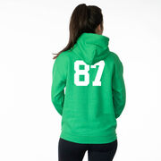 Hockey Hooded Sweatshirt - The Cold Never Bothered Me Anyway #HockeyMom