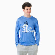 Baseball Long Sleeve Performance Tee - 3 Up 3 Down