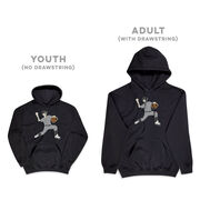 Baseball Hooded Sweatshirt - Baseball Bones