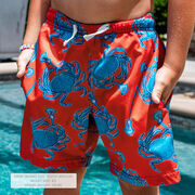 Guys Lacrosse Swim Trunks - Bayside