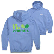 Pickleball Hooded Sweatshirt - Eat. Sleep. Pickleball (Back Design)