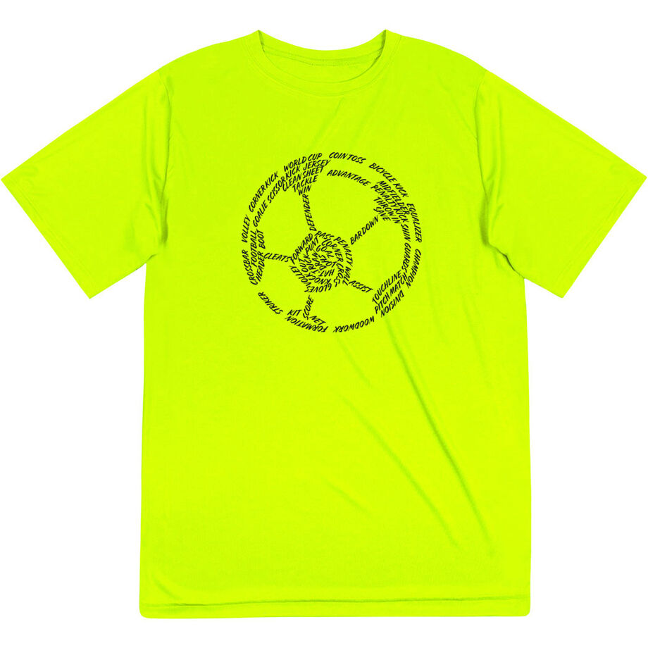 Soccer Short Sleeve Performance Tee - Soccer Words