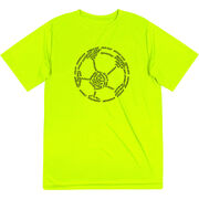 Soccer Short Sleeve Performance Tee - Soccer Words