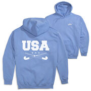 Field Hockey Hooded Sweatshirt - USA Field Hockey (Back Design)