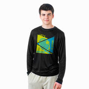 Tennis Long Sleeve Performance Tee - Let's Raise A Racket