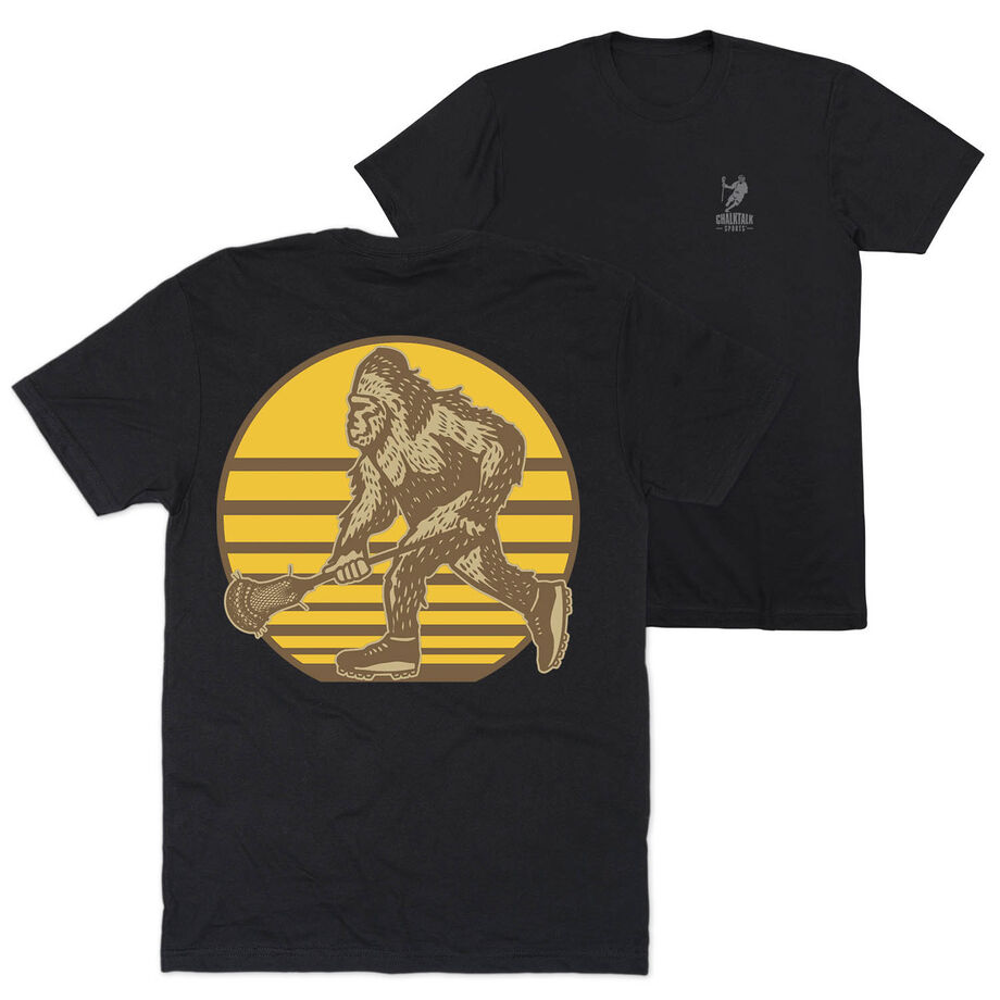 Guys Lacrosse Short Sleeve T-Shirt - BigFoot (Back Design)