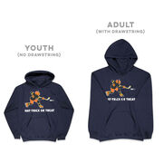 Hockey Hooded Sweatshirt - Hat-Trick or Treat