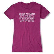 Cheerleading Women's Everyday Tee - Cheerleaders Lift Athletes