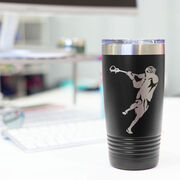 Guys Lacrosse 20 oz. Double Insulated Tumbler - Player Silhouette