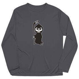 Hockey Long Sleeve Performance Tee - Hockey Reaper