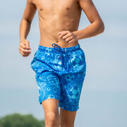 Soccer Swim Trunks - Seaside