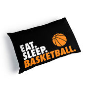 Basketball Pillowcase - Eat Sleep Basketball