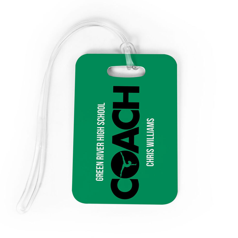 Gymnastics Bag/Luggage Tag - Personalized Coach