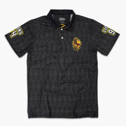 Custom Team Short Sleeve Polo Shirt - Guys Lacrosse Logo