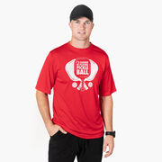 Pickleball Short Sleeve Performance Tee - I'd Rather Be Playing Pickleball
