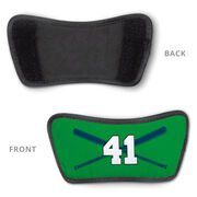 Baseball Repwell&reg; Slide Sandals - Crossed Bats with Numbers