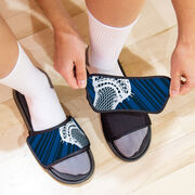 Guys Lacrosse Repwell&reg; Slide Sandals - Stick Reflected
