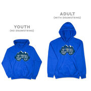 Skiing Hooded Sweatshirt - The Mountains Are Calling