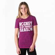 Hockey Women's Everyday Tee - Hockey Is My Favorite Season