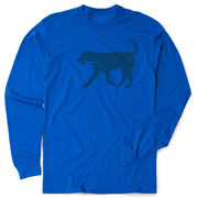 Hockey Tshirt Long Sleeve - Rockey The Hockey Dog