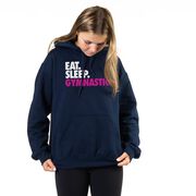 Gymnastics Hooded Sweatshirt - Eat. Sleep. Gymnastics.