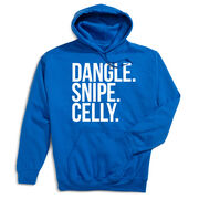 Hockey Hooded Sweatshirt - Dangle Snipe Celly Words