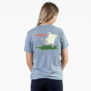 Soccer Short Sleeve T-Shirt - Soccer Ghoul (Back Design)
