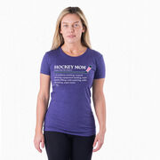 Hockey Women's Everyday Tee - Hockey Mom Definition
