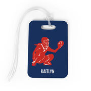 Softball Bag/Luggage Tag - Personalized Softball Catcher