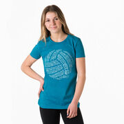 Volleyball Women's Everyday Tee - Volleyball Words