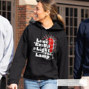 Hockey Hooded Sweatshirt - Lace 'Em Up And Light The Lamp