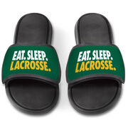 Guys Lacrosse Repwell&reg; Slide Sandals - Eat. Sleep. Lacrosse.