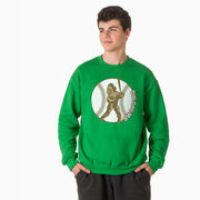 Baseball Crewneck Sweatshirt - Baseball Bigfoot