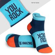 Socrates&reg; Woven Performance Sock - You Rock