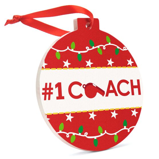 Round Ceramic Ornament - #1 Coach