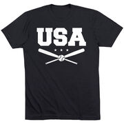 Baseball T-Shirt Short Sleeve - USA