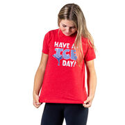 Figure Skating T-Shirt Short Sleeve - Have An Ice Day