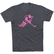 Hockey T-Shirt Short Sleeve - Neon Hockey Girl