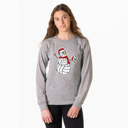 Volleyball Tshirt Long Sleeve - Serving Holiday Cheer
