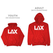 Guys Lacrosse Hooded Sweatshirt - I'd Rather Lax