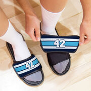 Hockey Repwell&reg; Slide Sandals - Number Stripes